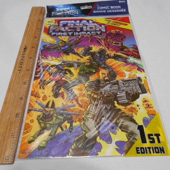 NEW Sealed Final Faction Comic Book 1st Edition great π - Picture 6 of 8